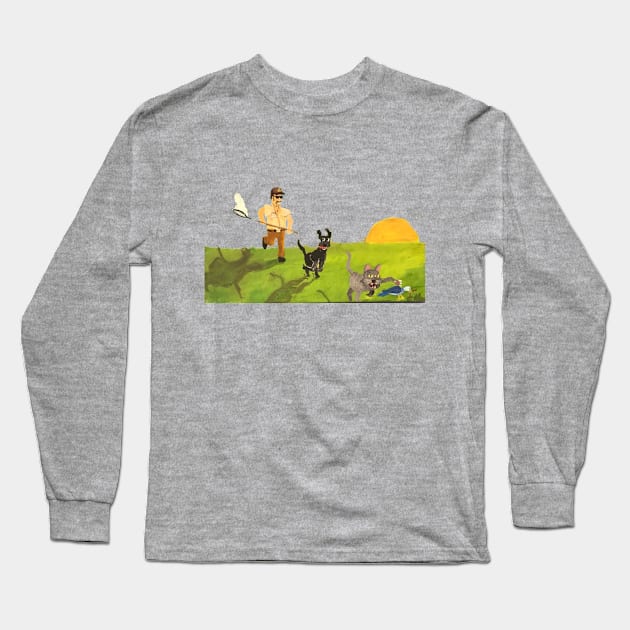 Apex Predator at Sunrise Long Sleeve T-Shirt by jpat6000